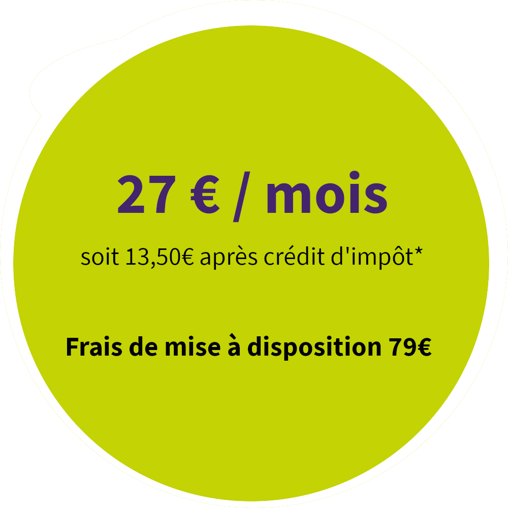 leo mobile : 27€ par mois (13,50€ après crédit d'impôt)